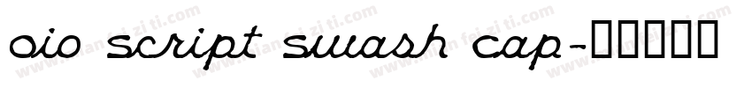 Oio Script Swash Cap字体转换